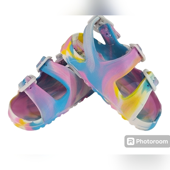 First Step's Baby Girl Summer Sandals Multicolor Size 7 - Picture 1 of 6